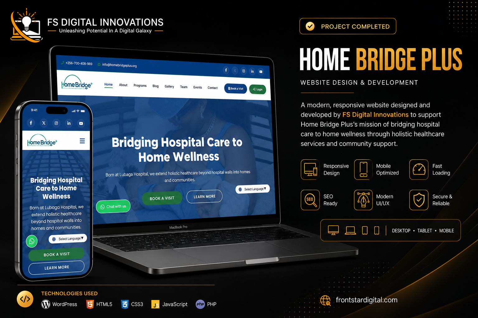 HOME BRIDGE PLUS WEBSITE, SYSTEM AND APP